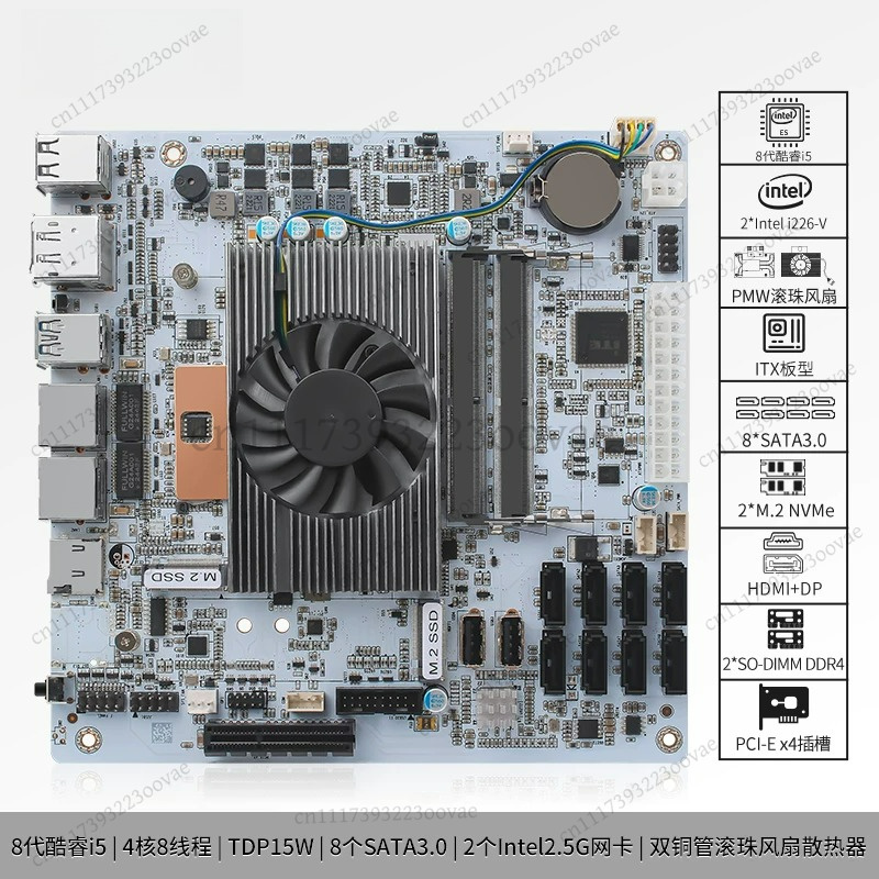 Scheda Madre NAS Df 8 Bay I5-8 - Nas Motherboard 8 Sata Mini Itx recensione e prezzo