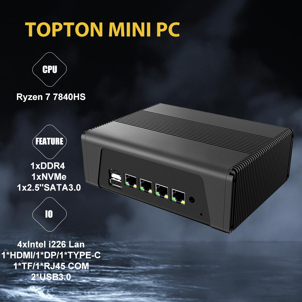 Super Deal Mini Soft Router AM - Amd Ryzen 7 7840Hs Mini Pc recensione e prezzo