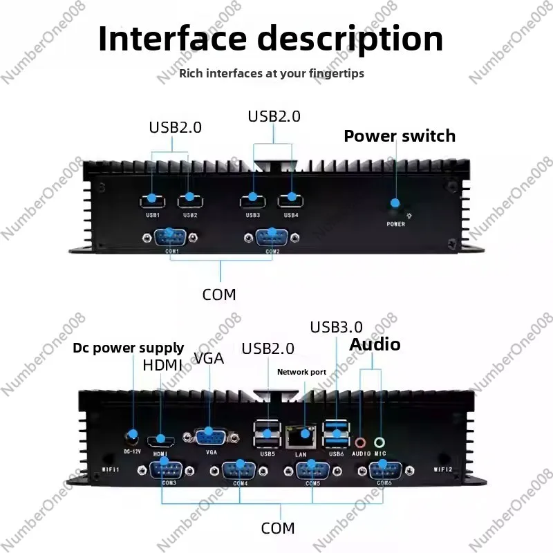 Mini PC Industriale Fanless co - Fanless Industrial Pc Rs485 Core I7 recensione e prezzo