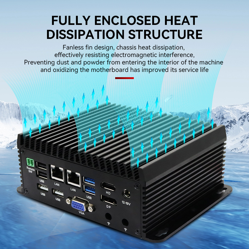 Quad Core N95 N97 Mini PC RS48 - Fanless Industrial Pc Rs485 Core I7 recensione e prezzo