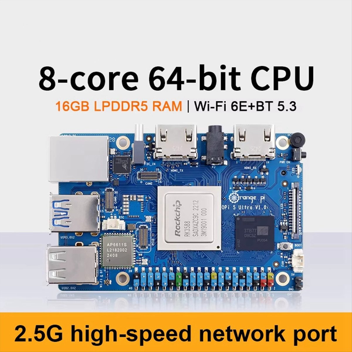 Scheda di sviluppo DT75BG per  - Rockchip Rk3588 Development Board recensione e prezzo